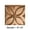Polished Copper, variant on FASÄDE Rings Decorative Vinyl Backsplash Panel in Polished Copper (6X6 Inch Sample)