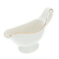 thumbnail image 3 of Western Tableware Home Ceramic Gravy Boat Saucier Sauce Jug Seasoning Container, 3 of 6