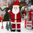thumbnail image 2 of Zimtown 6ft Christmas Santa Lighted Outdoor Decoration Collapsible, 2 of 8