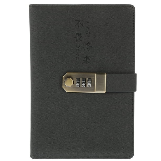 Cuaderno con cerradura, cuaderno con contraseña, cuaderno diario con cerradura, cuaderno con cerradura para estudiantes