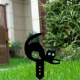 thumbnail image 2 of Decoración de gato acrílico, arte de patio de gatos, adorno de decoración de suelo de césped de jardín, Animal Estiramiento 24x30cm Zulema Estaca de gato de jardín, 2 of 7