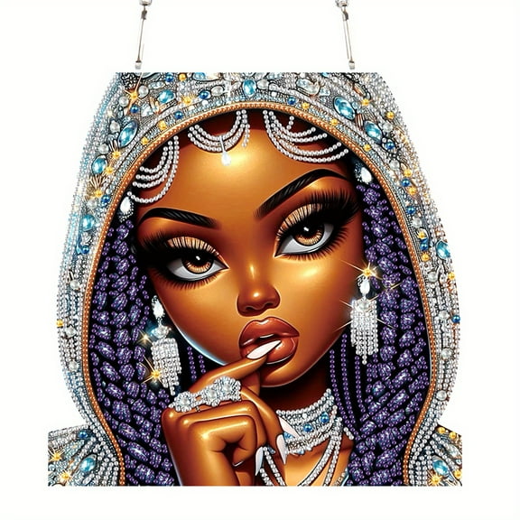 Brilliant Deep Love Lady Diamond Art Painting Kit Hanging