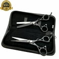 thumbnail image 4 of Professional Black Shears Barber Hair Salon Black Hair Thinning Scissors TIJERAS, 4 of 9