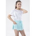 thumbnail image 5 of Girls Flowy Shorts,Spandex Liner 2-in-1 Youth Butterfly Skirts for Fitness, Running, Sports, 5 of 5