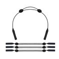 thumbnail image 2 of Adjustable Eyewear Retainer Universal Fit Sports Sunglasses Retainer Unisex Strap Safety Glasses Holder With Large Round-head Afortunado Sencillez, 2 of 5