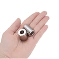 thumbnail image 4 of Paquete de 2 espaciadores de acero inoxidable con orificio de 3/8" x diámetro exterior de 3/4" x longitud de 1" acabado liso espaciador redondo de metal para tornillos, pernos y varillas M10, 4 of 6