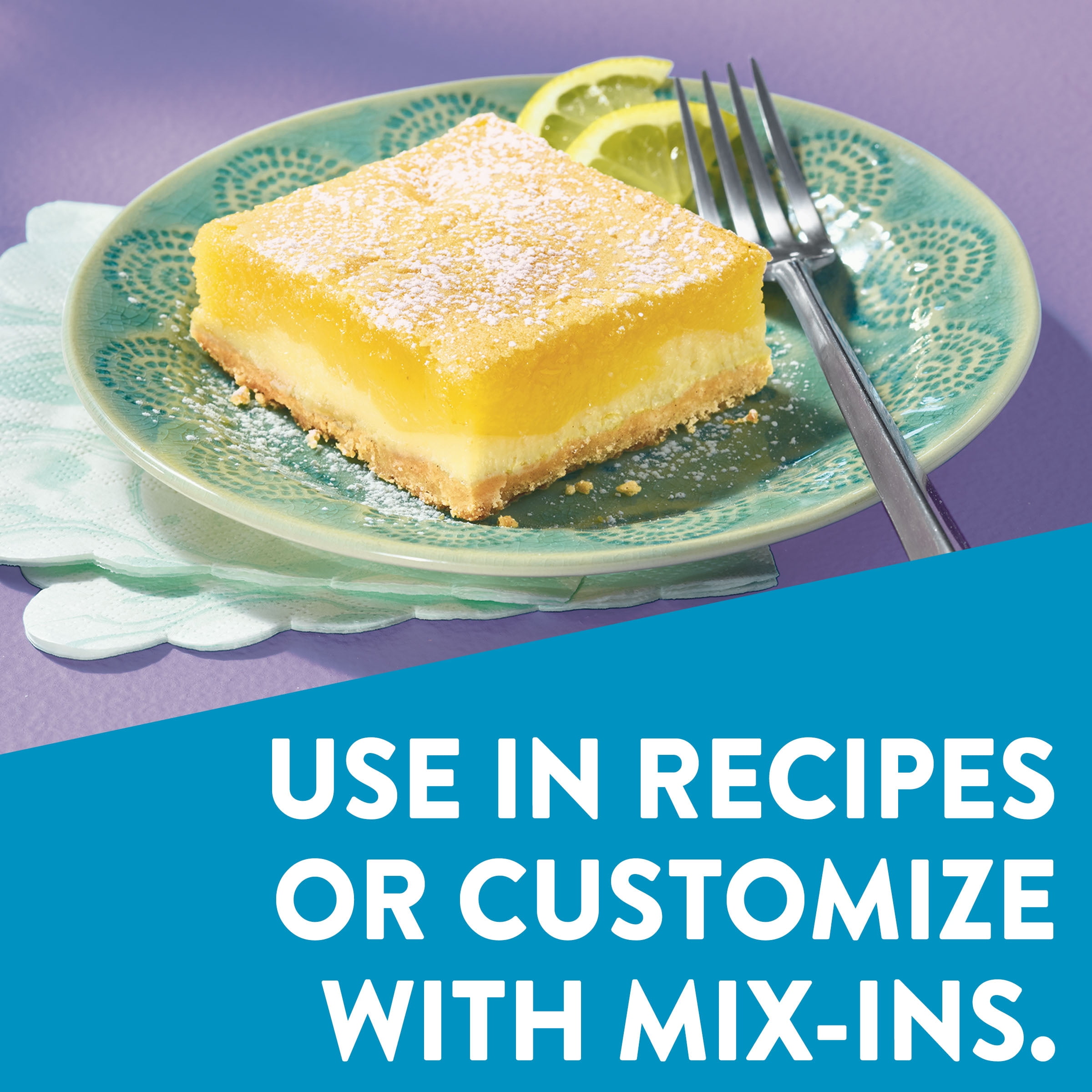 (8 pack) Krusteaz Gluten Free Meyer Lemon Bar Mix, Gluten Free Baking Mix, 18.42 oz Box
