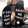 thumbnail image 3 of Janrevotw Soft Unisex Cotton Socks BRING ME COFFEE Funny Novelty Socks Great Christmas Gift for Men Women Game Lovers, 3 of 5