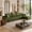 Green, variant on Hosnnlie Modular Corduroy Chaise Sofa Gray, Right Chaise Sectional, Rounded Corners, Easy-Clean Fabric, for Modern & Vintage-Style Homes