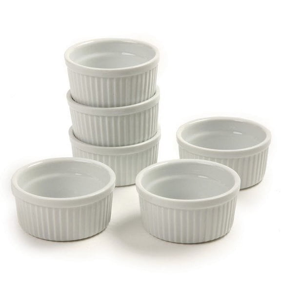 Norpro 4oz/120ml Porcelain Ramekins, Set of 6