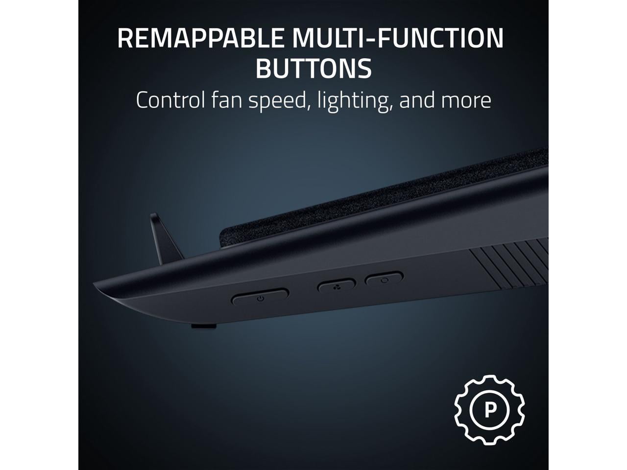RAZER Laptop Cooling Pad, fits 14" to 18" laptops, Smart Cooling, Airtight Pressure Chamber