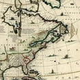 thumbnail image 5 of 20" x 24" Vintage 1652 Map of Early North America Wall Art, 5 of 10