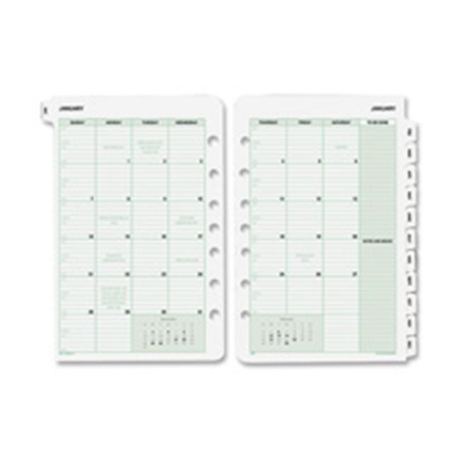 Daytimer DTM87329 Calendar Refill Jan.Dec. 2 PPM Folio 8.50in