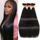 thumbnail image 1 of Lolatemi Paquetes de cabello humano recto - 20/22/24 pulgadas 3 paquetes cabello virgen brasileño sin procesar tejido recto color natural, 1 of 5