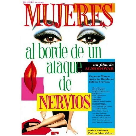 Women on The Verge of a Nervous Breakdown Poster Movie (1988) (Swiss Style A)