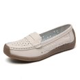 thumbnail image 2 of Women's Casual Summer Loafers Lightweight Non-Slip Slip-On Shoes Breathable Comfort Fit for Outdoor Indoor Leisure Activities Beige,36, 2 of 3