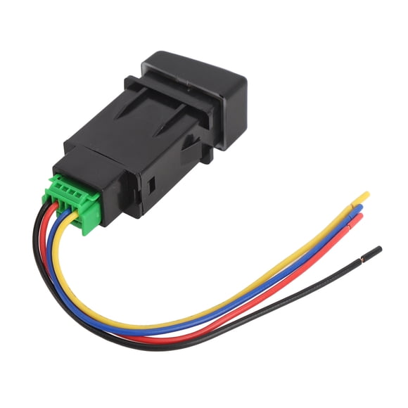 Interruptor De Botón De 4 De 12 V, Interruptor De Botón De Luz Antiniebla, Conexión Estable ABS Para DRL