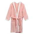thumbnail image 2 of ATOGUTA Kids Robe Fleece Robe Soft Hooded Bathrobe Pajamas Sleepwear Pink, Size 10-15, 2 of 3