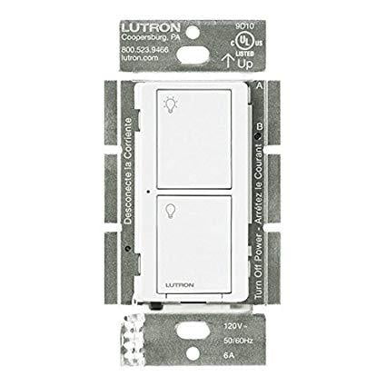 Lutron PD-5WS-DV-WH Caseta Wireless 5 Amp Lighting and 3 Amp Fan RF On