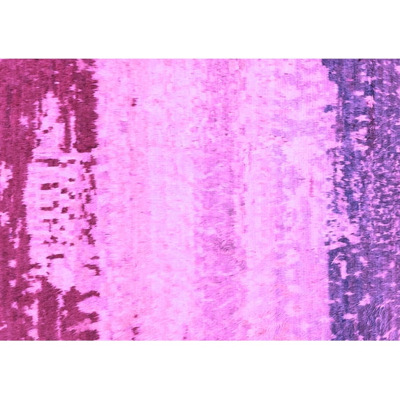 Ahgly Company Indoor Rectangle Abstract Purple Modern Area Rugs, 4' x 6'