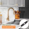 thumbnail image 5 of 10 Inch Sink Hole Cover, Deck Plate Escutcheon for 1 or 3 Hole Kitchen Faucet, Tap Hole Cover Black, 5 of 5