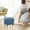 Blue, variant on Thickened Solid Color Round Low Stool Ottoman Cover Elastic Full Cover Sofa On Protector for Comfort