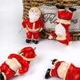 thumbnail image 3 of Toystoory Resina Santa Claus Colgante Colgante Decorativo Navidad Reemplazo Hogar Dormitorio Sala de estar Oficina Coche Ventana Decoración Kits de decoración para fiestas, 3 of 6