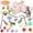 LPink, variant on Semfri 27pcs T-Type Interactive Cat Tunnel Toy Set,Blue and Black for Kittens, Puppies, Rabbits,Guinea Pigs