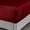 Burgundy Stripe, variant on Twin Size Fitted Sheet 1 Piece - 400 Thread Count - 100% Egyptian Cotton - 8" Deep Pocket Fully Elastic Sheet - Light Grey Solid.