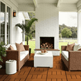 thumbnail image 4 of MAYEERTY 11-Piece Outdoor Composite Deck Tiles, 11.8*11.8" with Parallel Lines Pattern, Eco-Friendly, 4 of 6