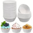 thumbnail image 1 of 24pcs Reusable Baking Cups, Silicone Baking Cups Cupcake Liners Muffin Cases Silicone (500), 1 of 8
