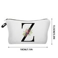 thumbnail image 3 of JingChun A-Z Personalized Makeup Bag, Birthday Gifts for Women Mom, Gifts for Best Friend, Bride Bridesmaid Cosmetic bag, 3 of 6