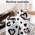 thumbnail image 5 of Pink and Black Of Leopard Print Bathroom Rugs Mat,Non Slip Microfiber Bathroom Rug,Rubber Backing,Soft Bathroom Mats for Bathroom Floor,Tub and Shower,17x27in(43x68cm), 5 of 5