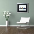 thumbnail image 3 of Trademark Fine Art "Fort Worth Texas Skyline Blue" Canvas Art by Michael Tompsett, Black Matte, Silver Frame, 3 of 4