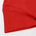 thumbnail image 5 of SGFCWSX Girls Short Sleeve T-Shirt, Kids Casual Print Cotton Crew Neck Top, Daily Summer Tees Red Size 2-4 Years, 5 of 7