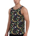 thumbnail image 2 of Fotbe Snake And Flower Pattern Men's Quick Dry Workout Tank Top Gym Muscle Tee Fitness Bodybuilding Sleeveless T Shirt Breathable Workout Shirt-4X-Large, 2 of 9