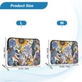thumbnail image 4 of FORMRS 13-13.3 inch Laptop Sleeve Case Soft Carrying Quilted Computer Bag Cover, Purple Flowers, 4 of 7