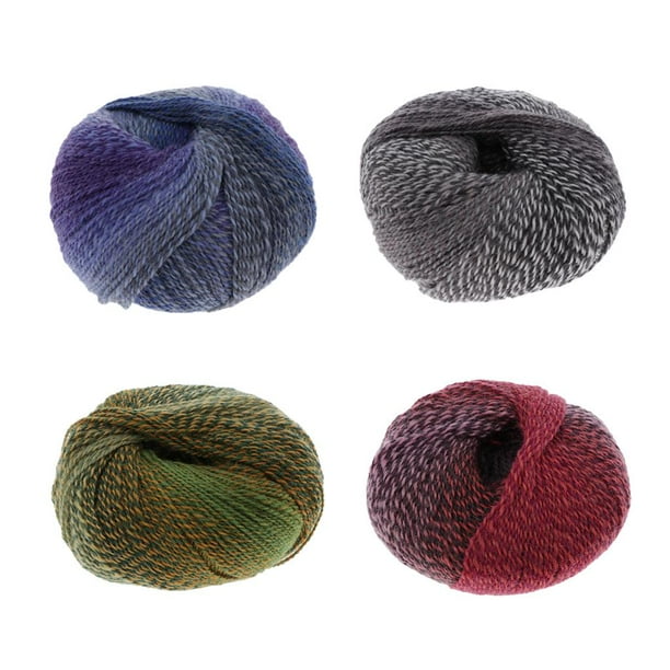 Colorfully Dyed Handmade Woolen Yarn for Knitting And Crocheting