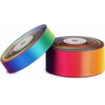 thumbnail image 2 of 25Yards 40mm Satin Rainbow Ribbon for Christmas Gift Wrapping, Flower Ribbon for DIY Gifts, Wedding Party Decorations, 2 of 6