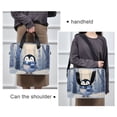 thumbnail image 6 of 16" Laptop Briefcase for Work Travel Laptop Shoulder Bag Carrying Handbag Laptop Case Cute Penguin in Winter, 6 of 8