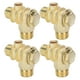 thumbnail image 3 of Tubo roscado macho 4 piezas NikouMX Válvula de retención Aleación de zinc herramienta, 3 of 8