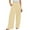 Yellow, variant on Arlun Pull on Dress Pants for Women Wide Leg Stretchy Work Office Trousers High Waisted Business Casual Loose Lightweight Comfy Slacks 2025 Simple Stylish Pants with Pockets Yellow XL
