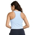 thumbnail image 2 of Jockey Women's EVERACTIVE Rib Racer Crop Tank With Built-In Bra, 2 of 6