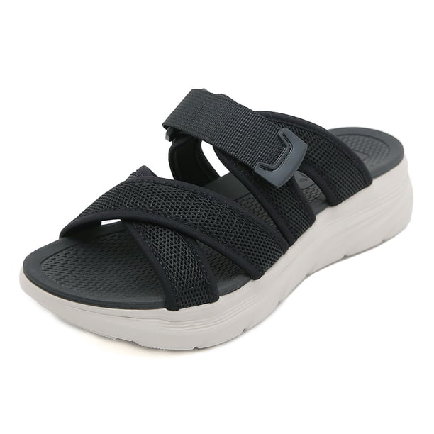 Mujer Cómodas Zapatillas Casuales para Caminar Sandalias de Suela Gruesa para Fiestas y Vacaciones