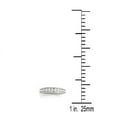 thumbnail image 5 of AoneJewelry 1/2 Carat Diamond Wedding Band Finished With 14K Solid White Gold, 5 of 5