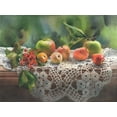 thumbnail image 2 of Besedina, Anastasiia 24x19 White Modern Wood Framed Museum Art Print Titled - Autumn Fruits, 2 of 4