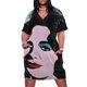 thumbnail image 2 of Pintura digital de Andy Warhol para mujer: vestido largo de verano con bolsillos., 2 of 7