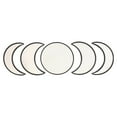 thumbnail image 2 of Fufafayo under $5 Wooden Wall Mirror, Wall Mirror, Wooden Decorative Mirror, Nordic Style Phase Mirror Moon Cycle Wall Art, Acrylic Round Mirror, for Bedroom, Living Room, Hallway, Entryway, 2 of 2