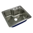 thumbnail image 6 of Transolid K-Mtso25229-3 Meridian 25" Drop In Single Basin Stainless Steel Kitchen Sink -, 6 of 6