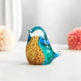thumbnail image 4 of Bluebird of Happiness Glass Figurine, Hand Blown Bird Ornament, Window Hanging & Shelf Decor, Colorful Art Glass Collectible for Living Room, Bedroom, Windowsill, Indoor Garden Decor, 4 of 6